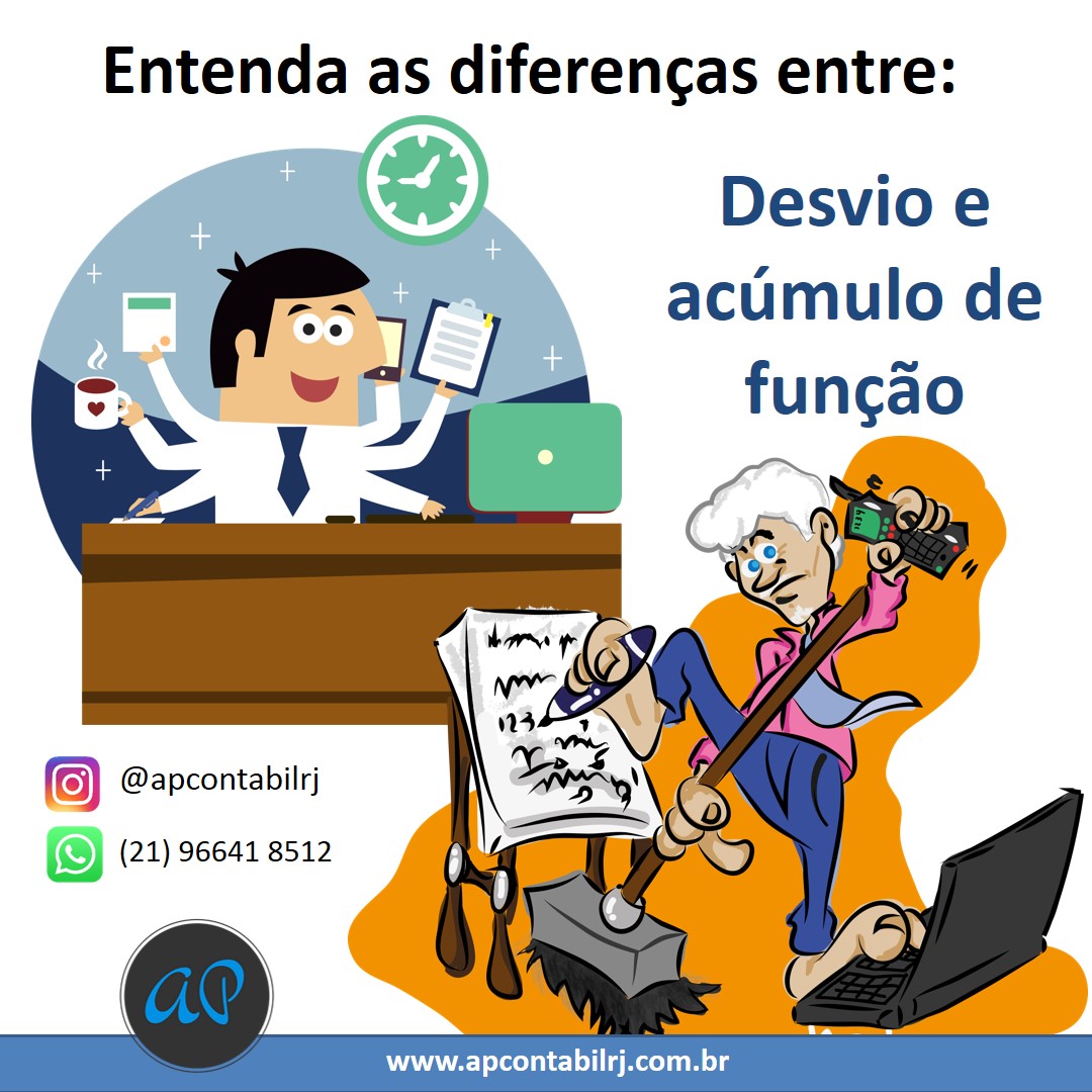 Diferença entre desvio e acumulo de função. Ap Contábilrj Diferença entre desvio e acumulo de função. Ap Contábilrj