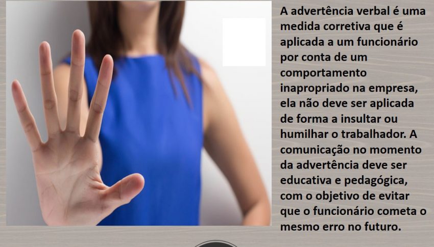 Advertência verbal